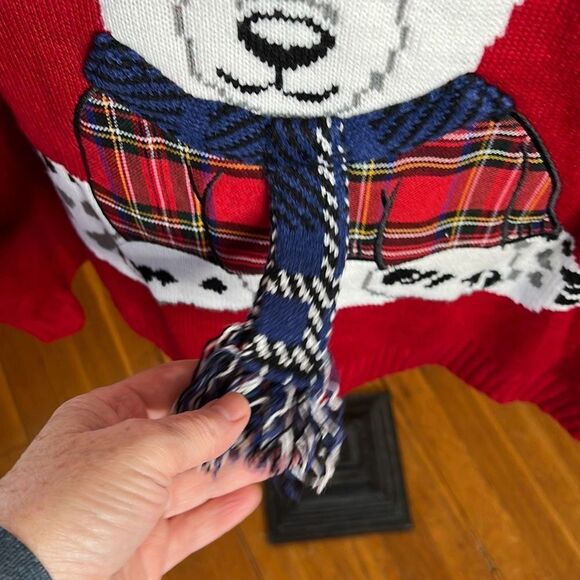 Notations Women's Ugly Polar Bear Christmas Sweater Plus Size NWT Size 3X - Picture 6 of 8